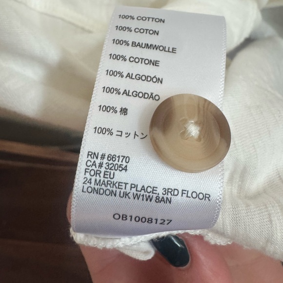 ANTHROPOLOGIE • MAEVE V- Neck Cotton Trapeze Tank Size XS *LIKE NEW* - Picture 6 of 6